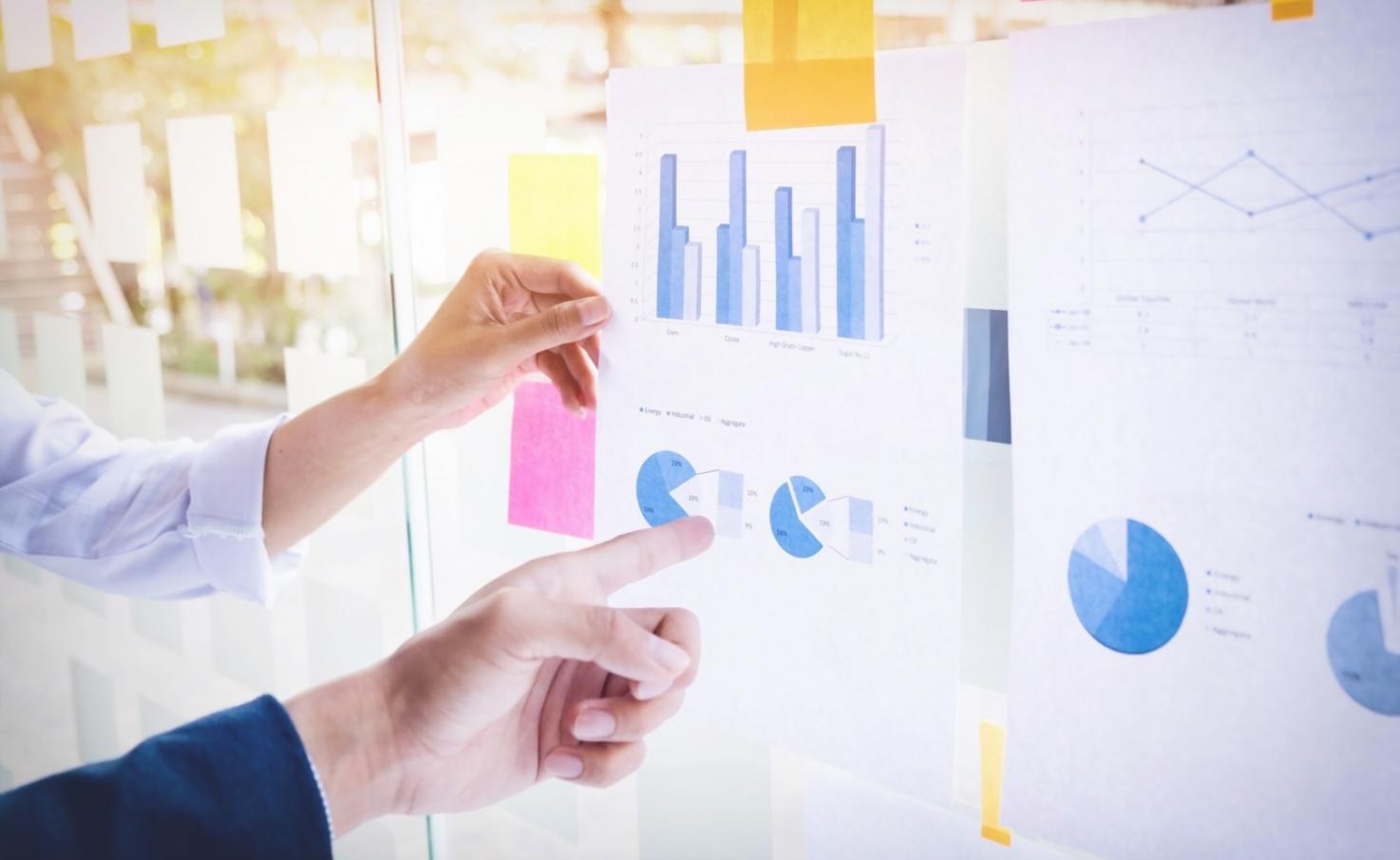 Modern workspace with multiple devices showing online learning platform